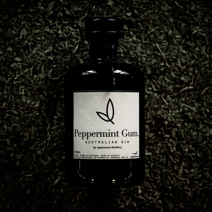 Peppermint Gum Gin bottle