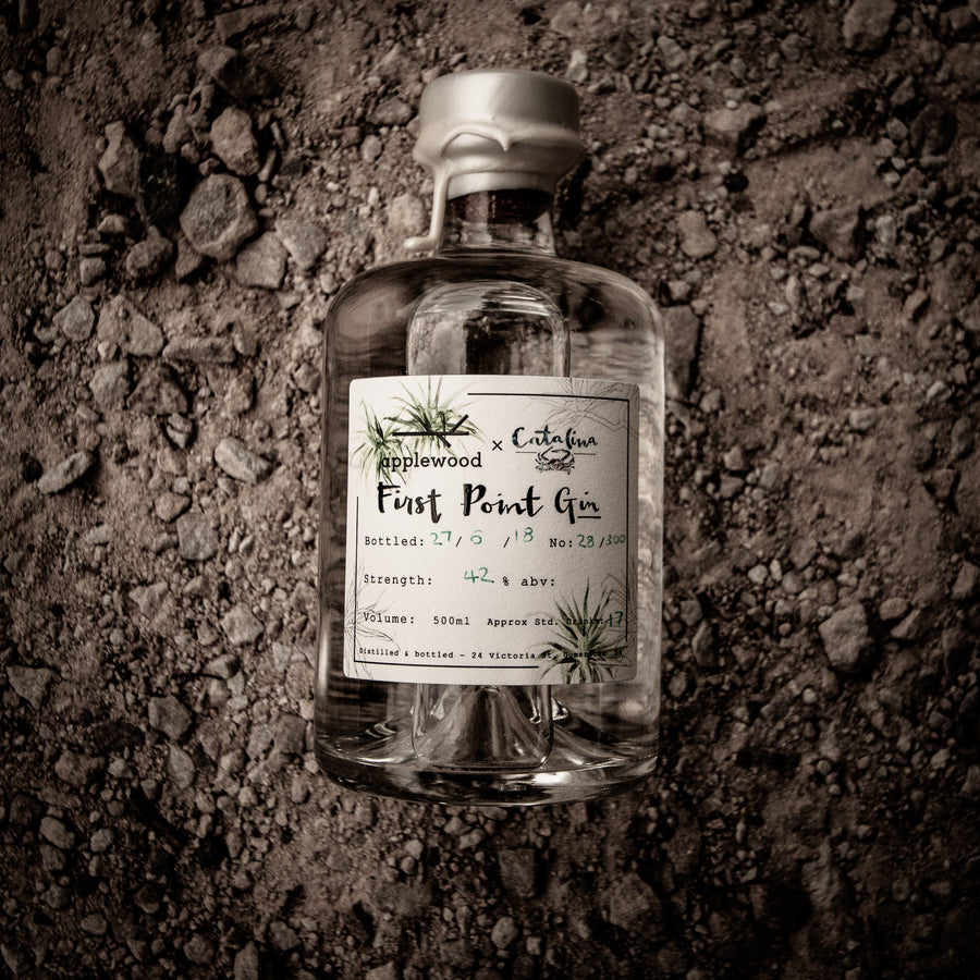 First Point Gin bottle
