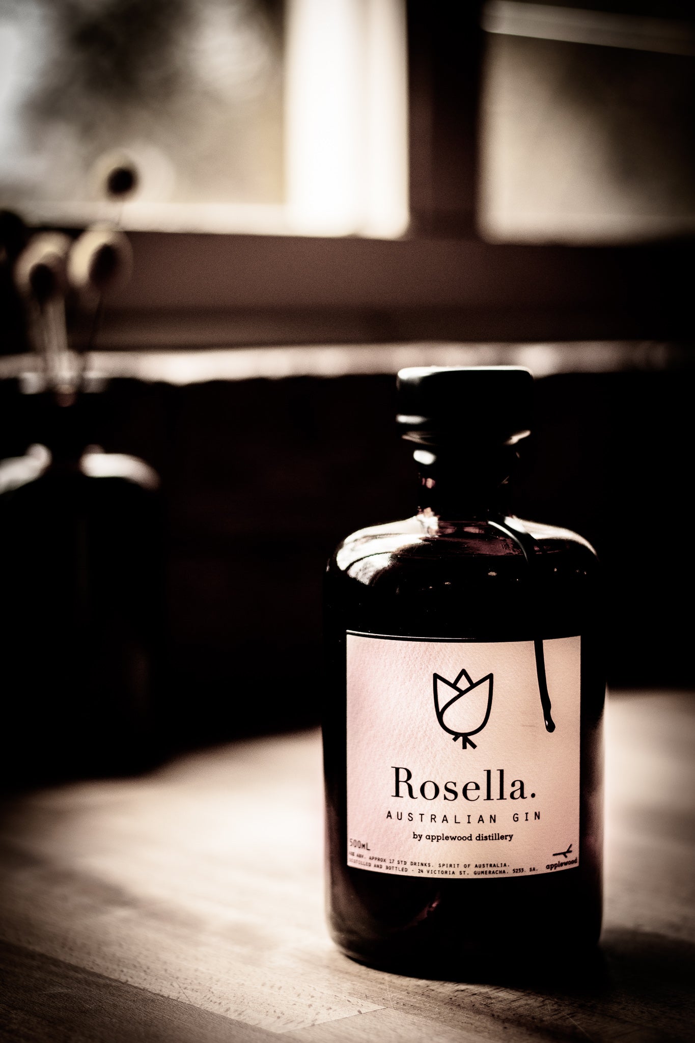 rosella gin - Applewood Distillery