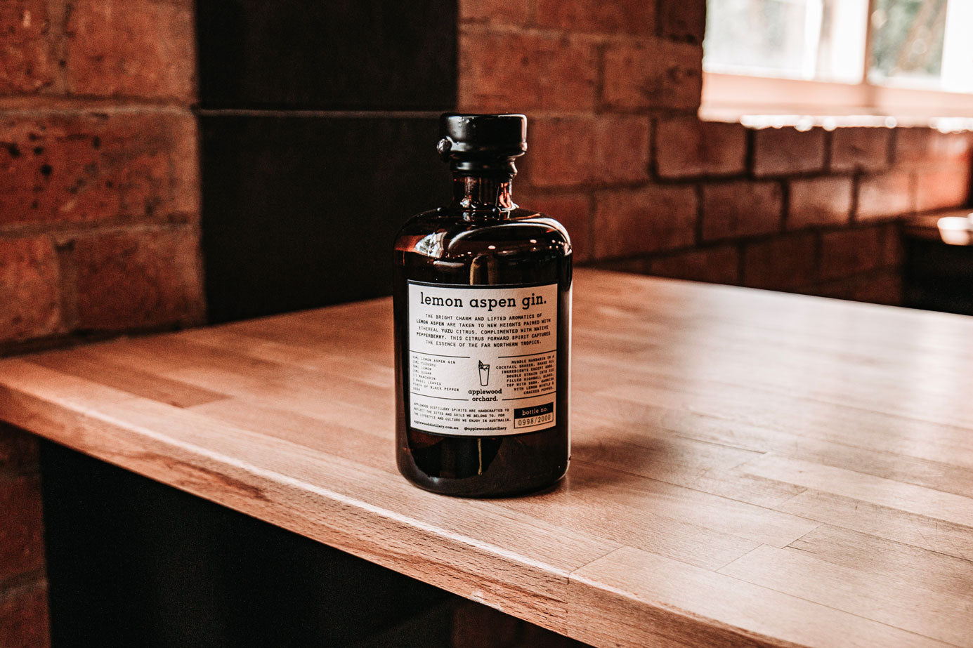 Lemon Aspen gin - Applewood Distillery