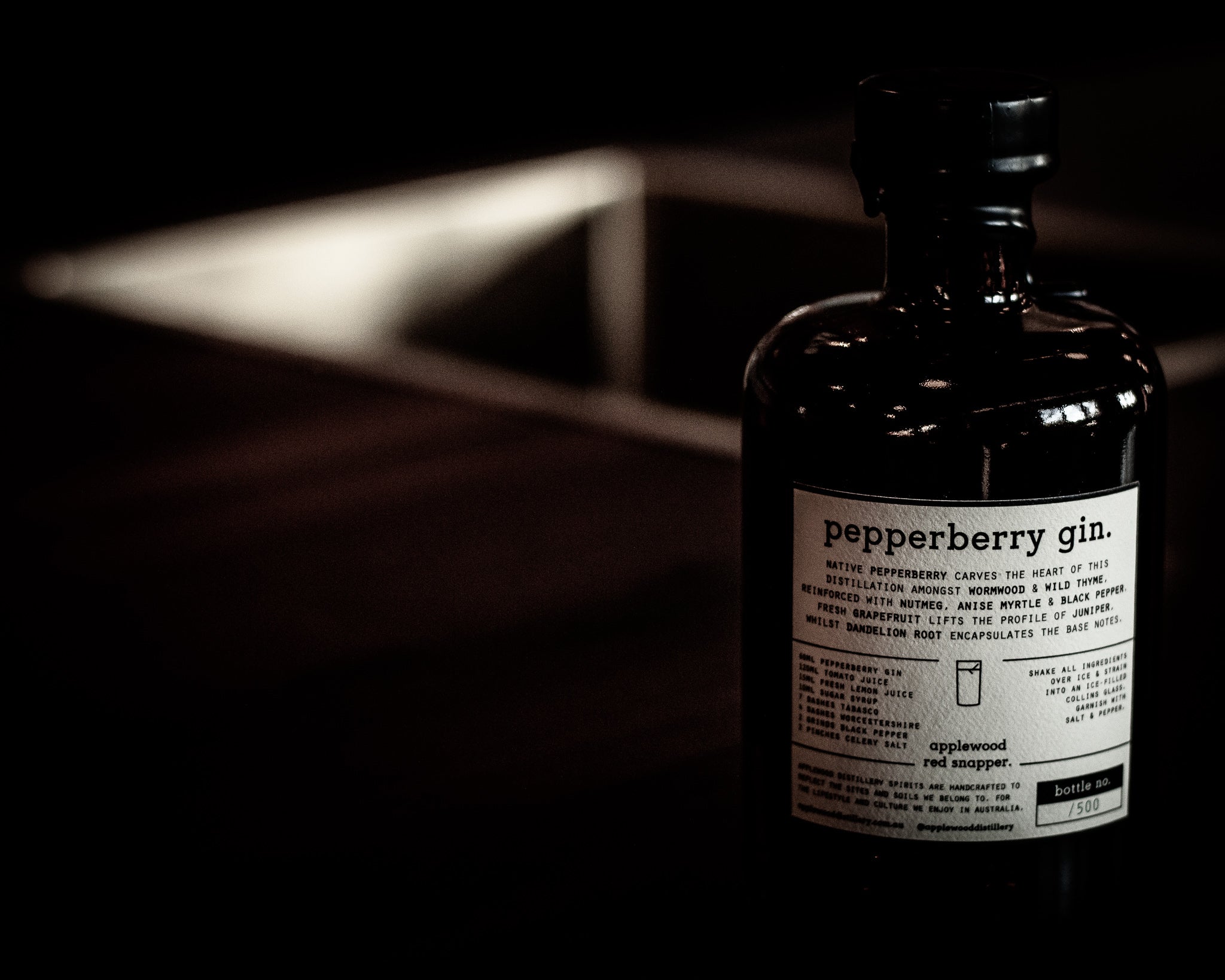 pepperberry gin - Applewood Distillery