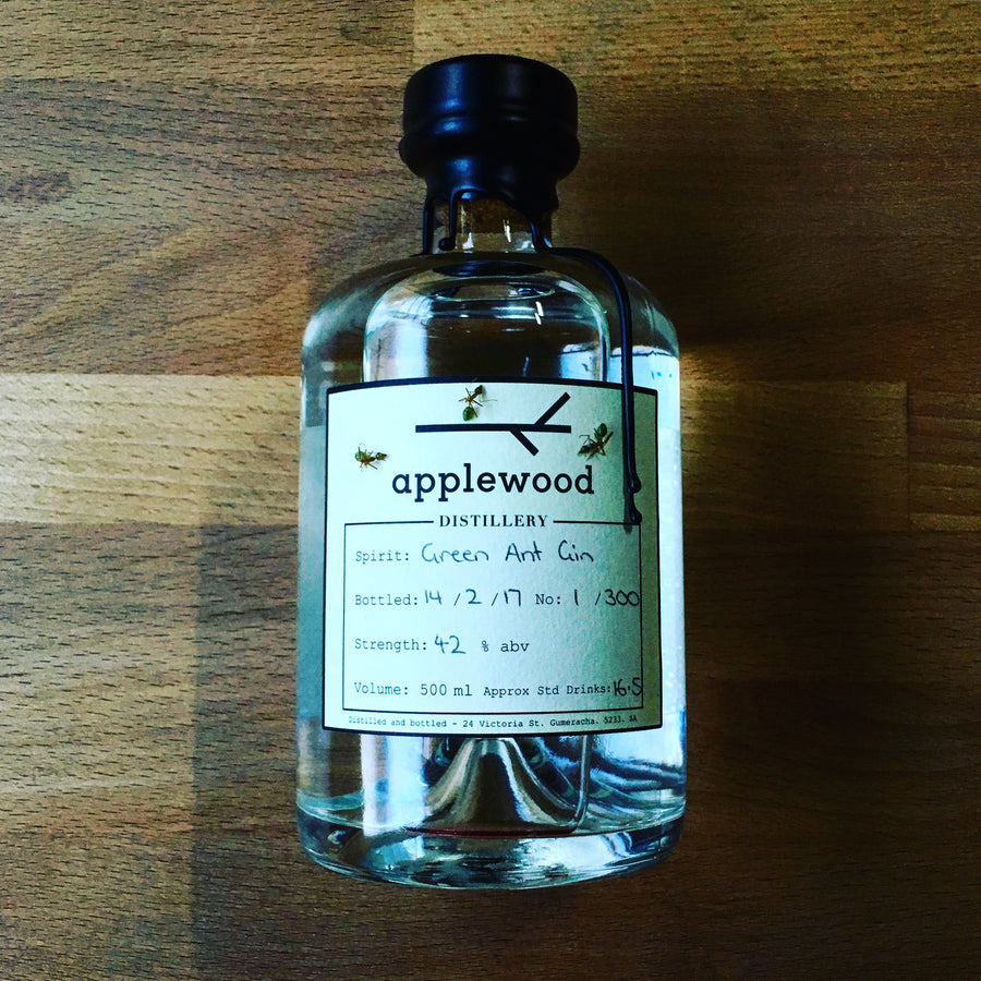 Green Ant Gin bottle