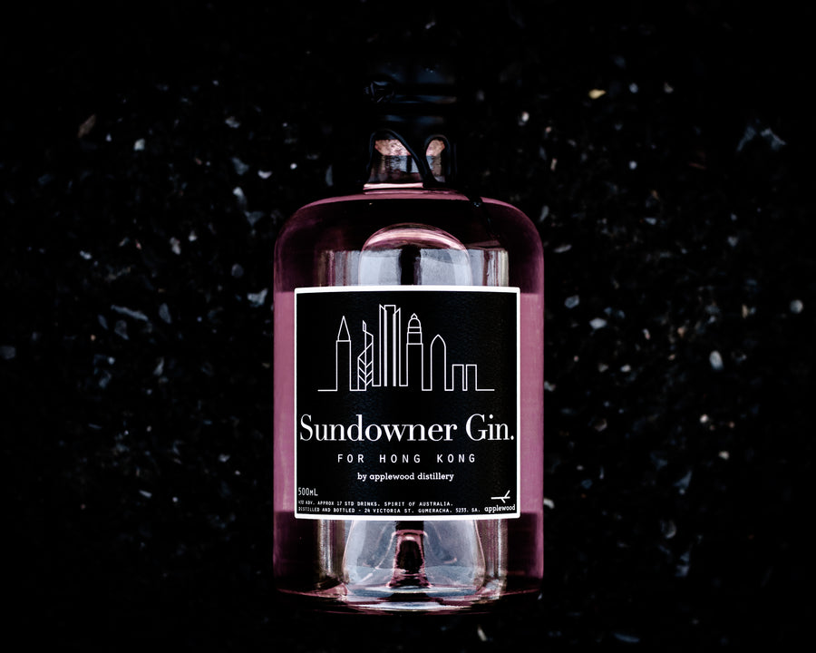 Sundown Gin bottle