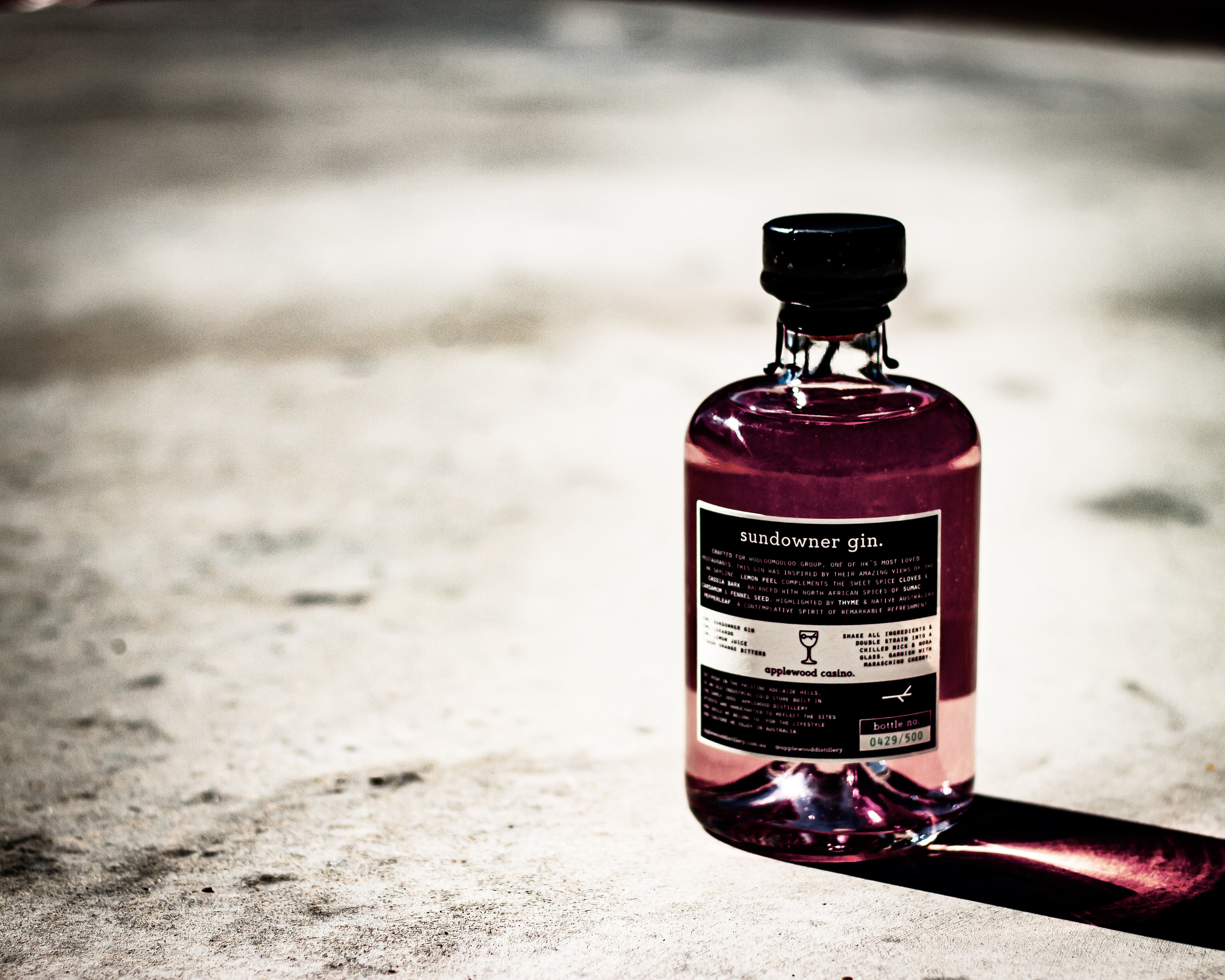 sundowner gin - Applewood Distillery