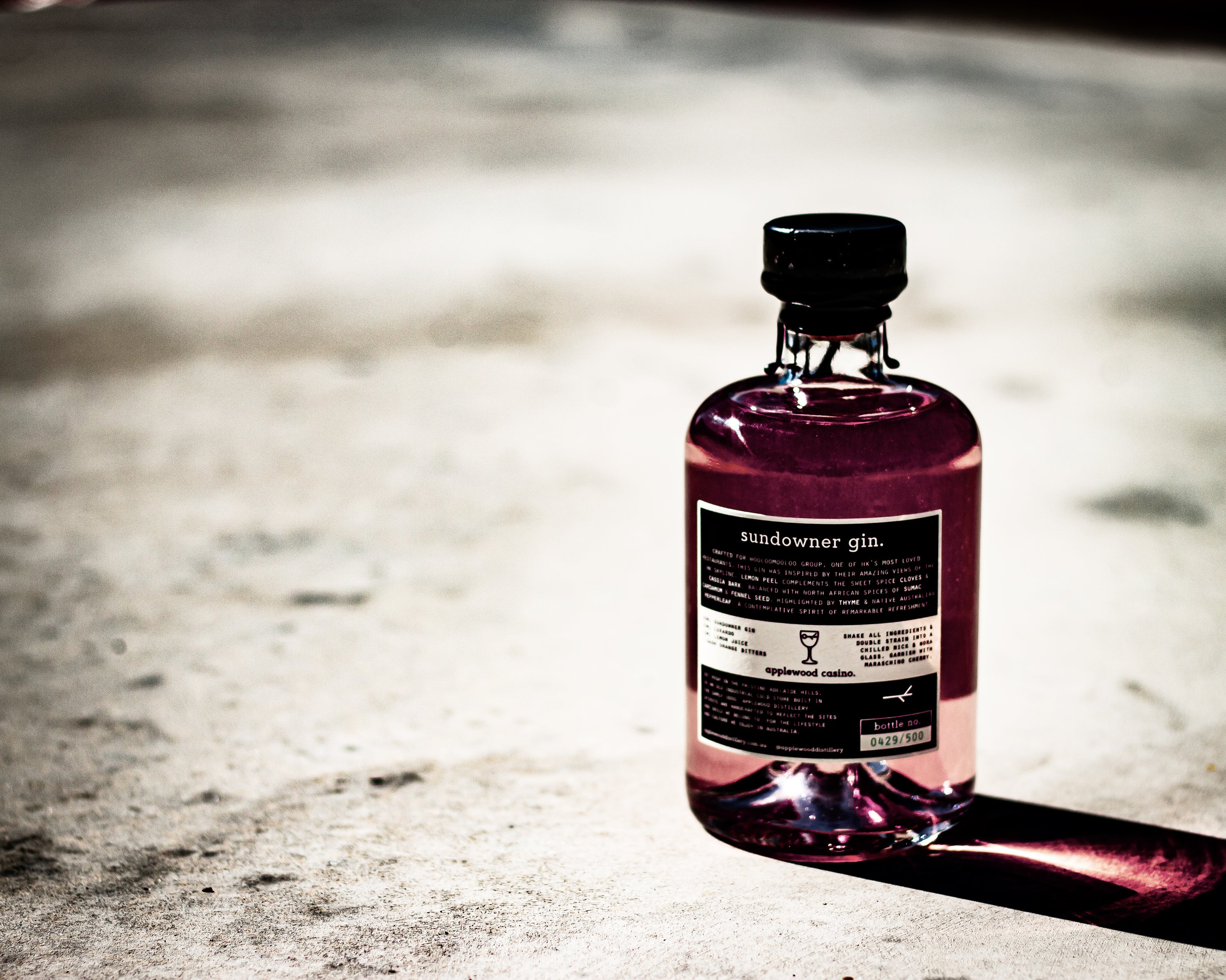 sundowner gin - Applewood Distillery