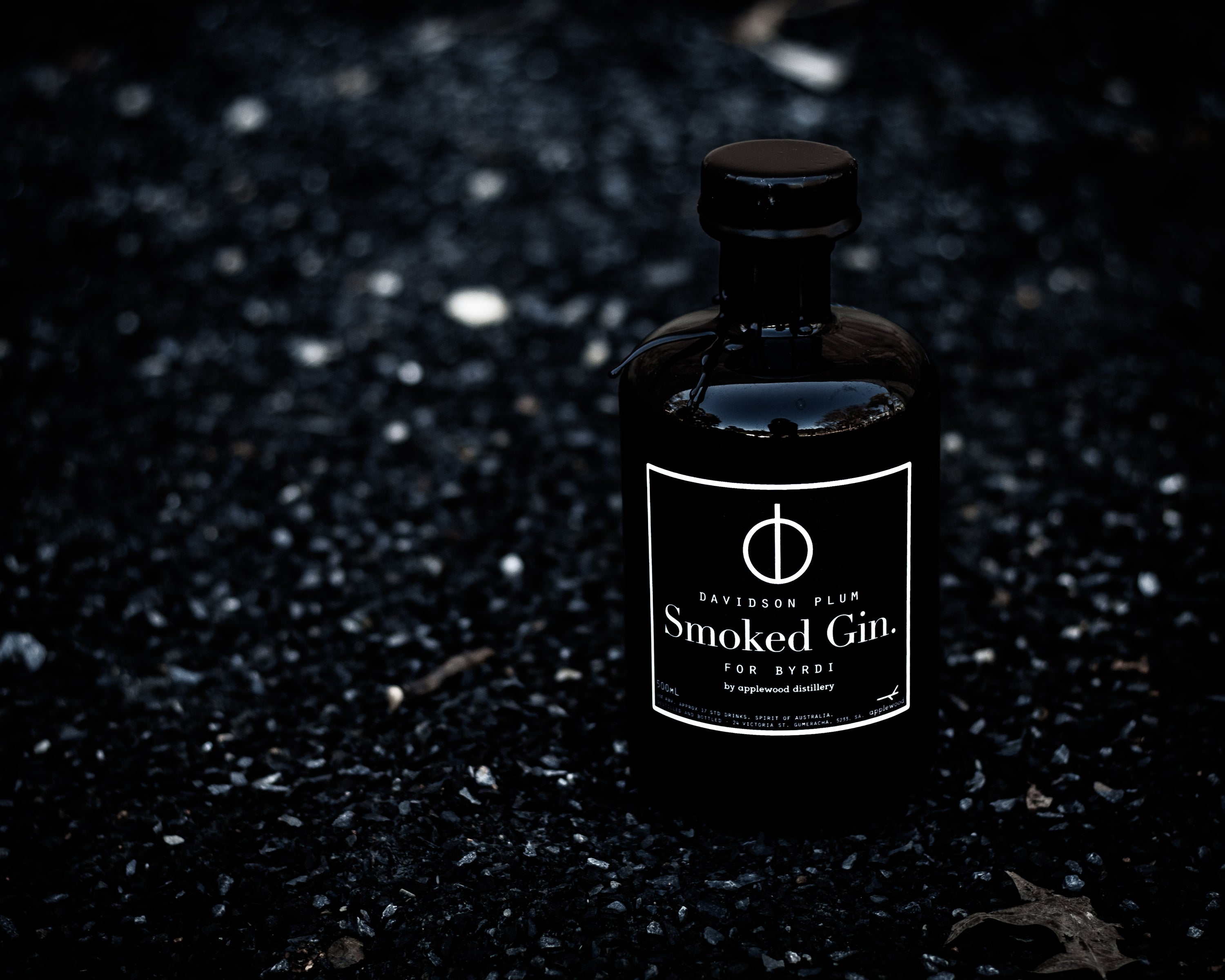 davidson plum smoked gin - Applewood Distillery