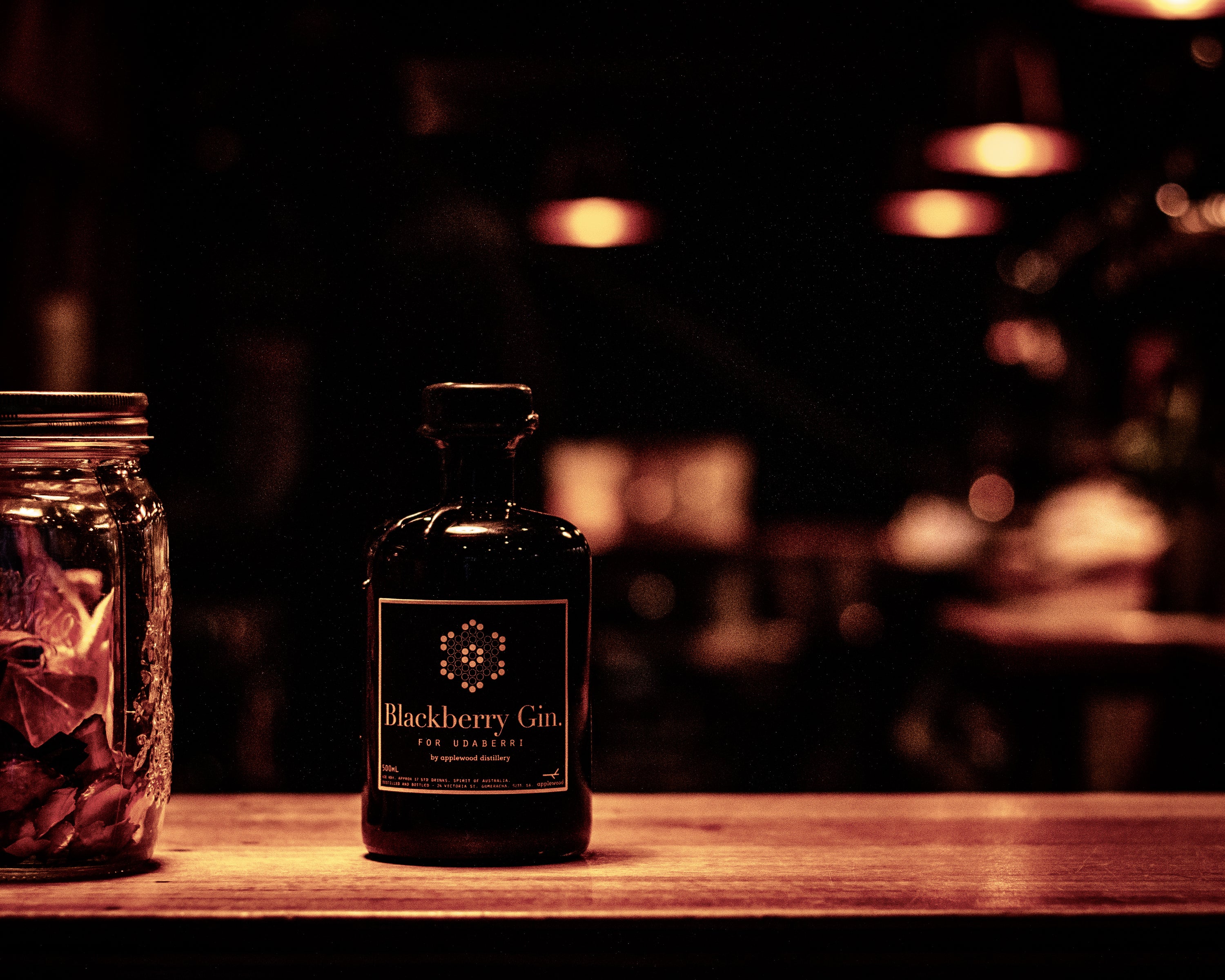 blackberry gin - Applewood Distillery