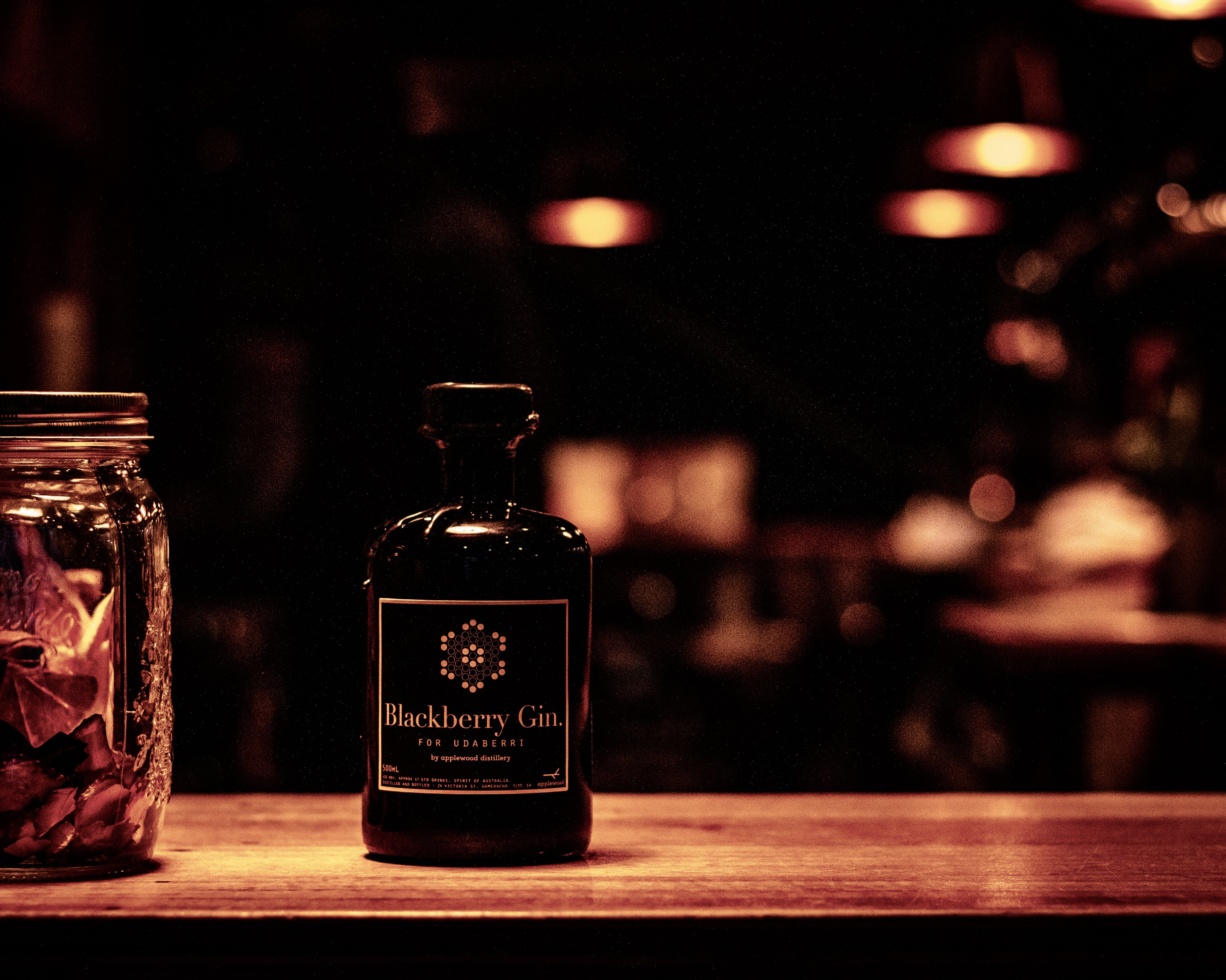 blackberry gin - Applewood Distillery