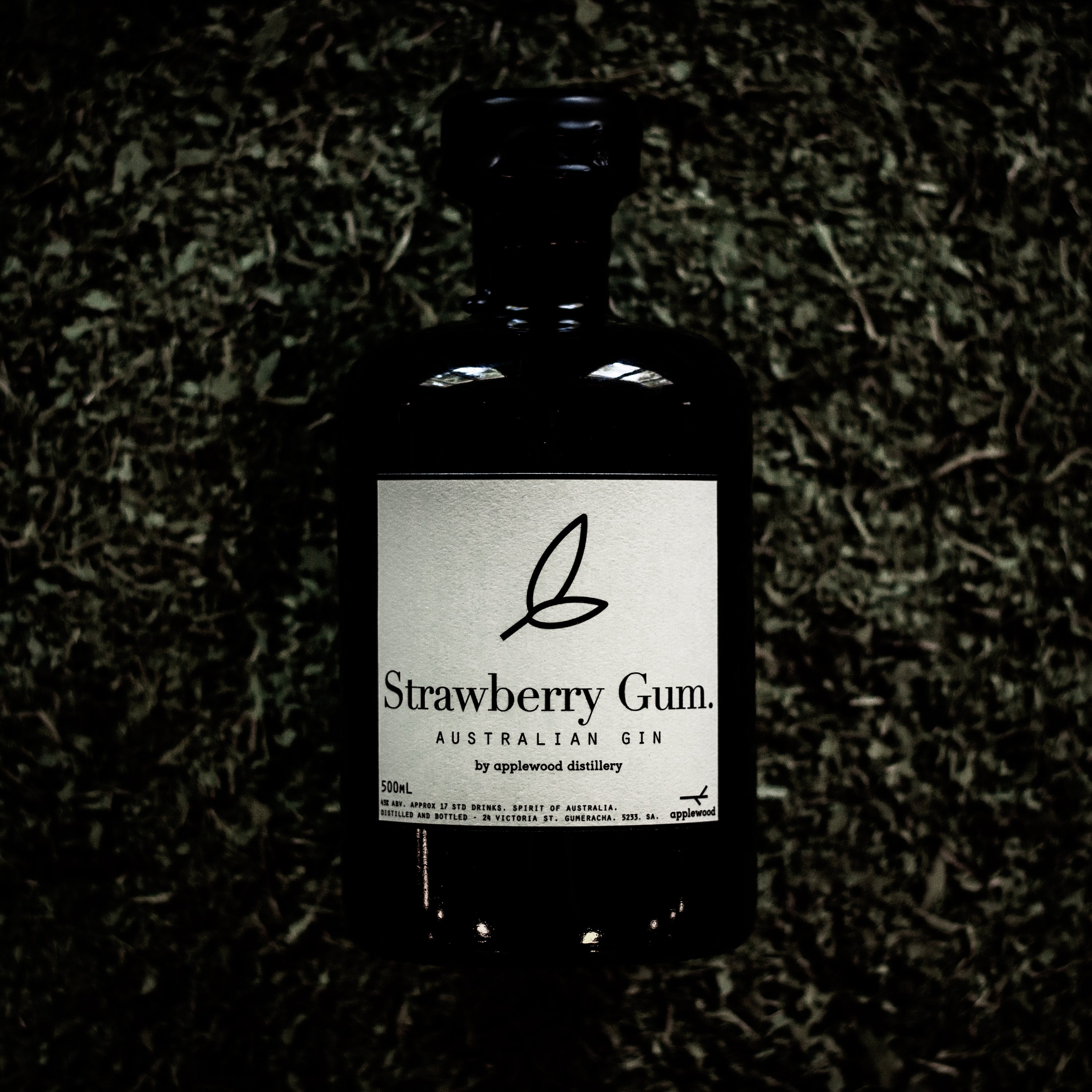strawberry gum gin - Applewood Distillery