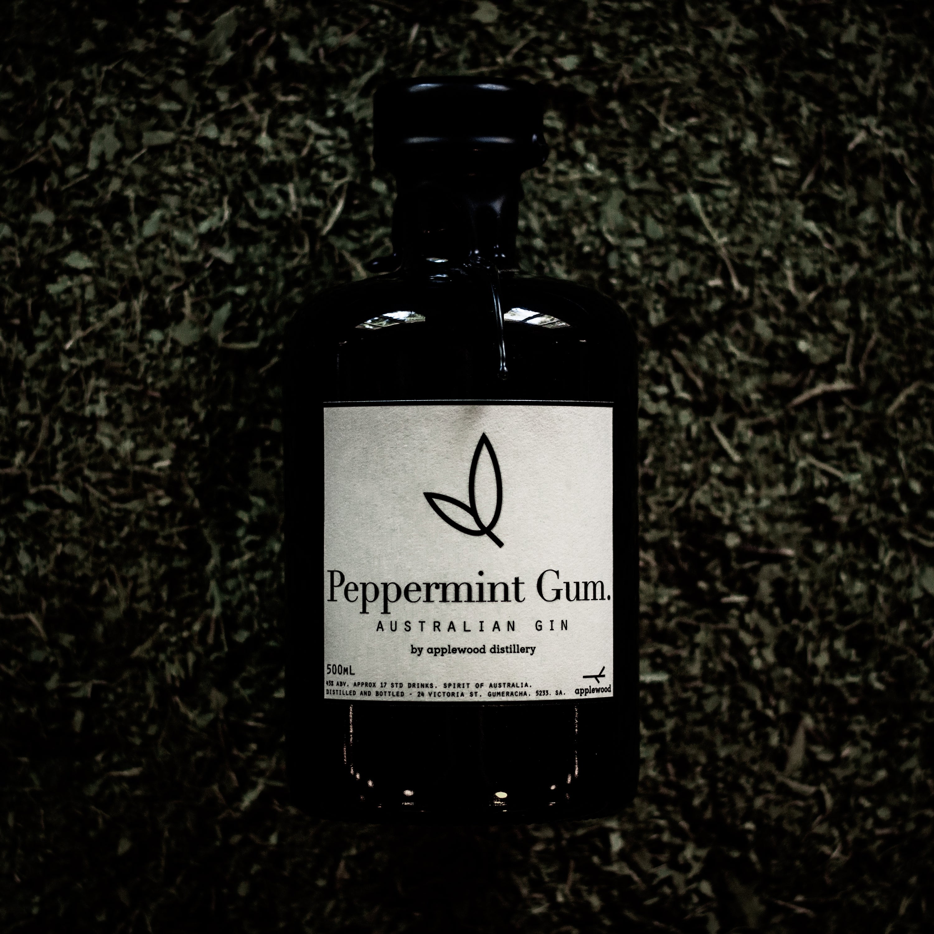 peppermint gum gin - Applewood Distillery