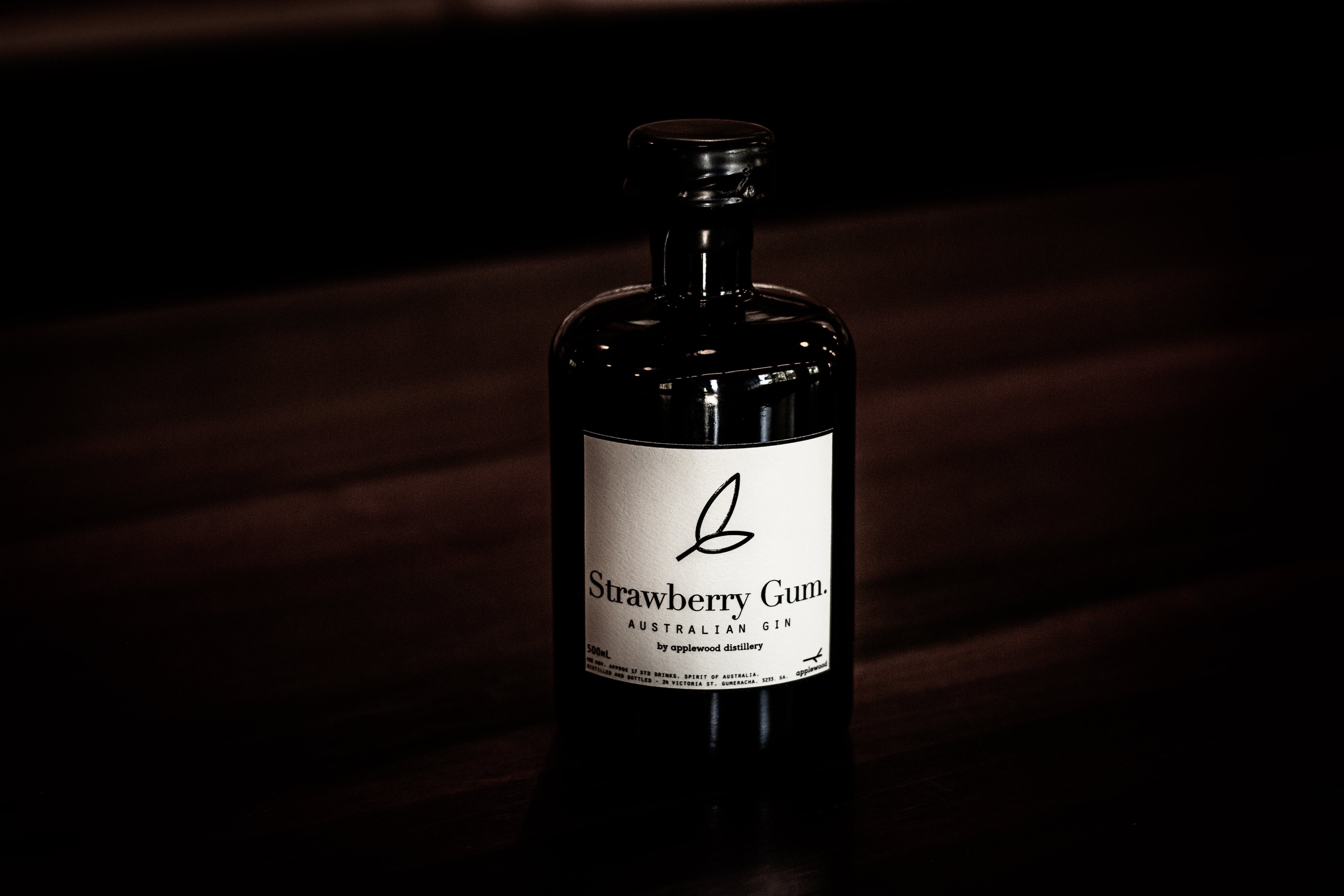 strawberry gum gin - Applewood Distillery