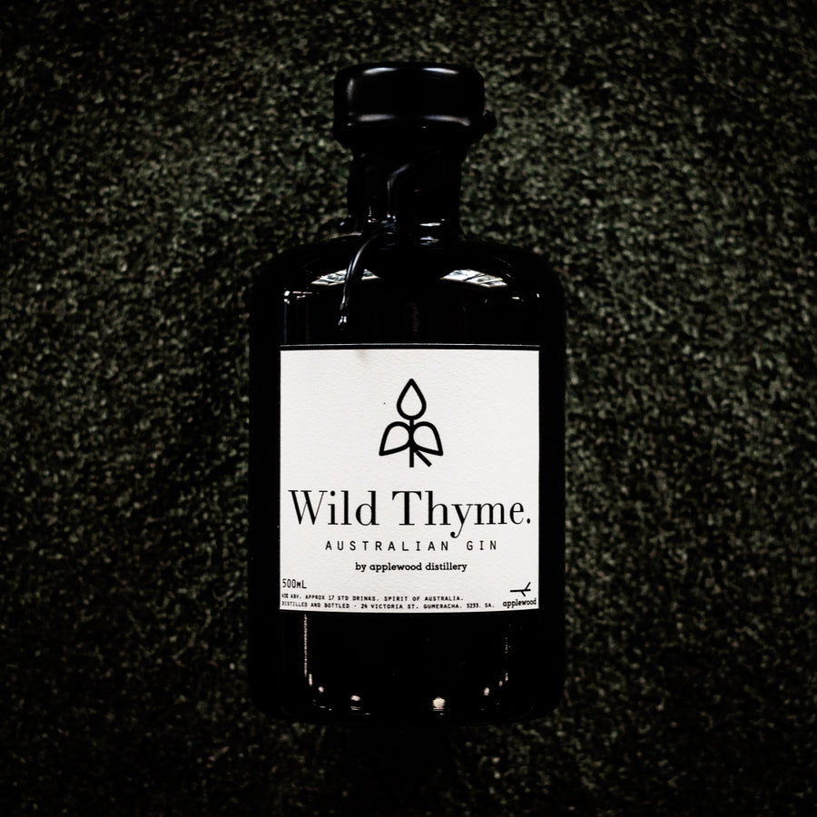 Wild Thyme Gin bottle