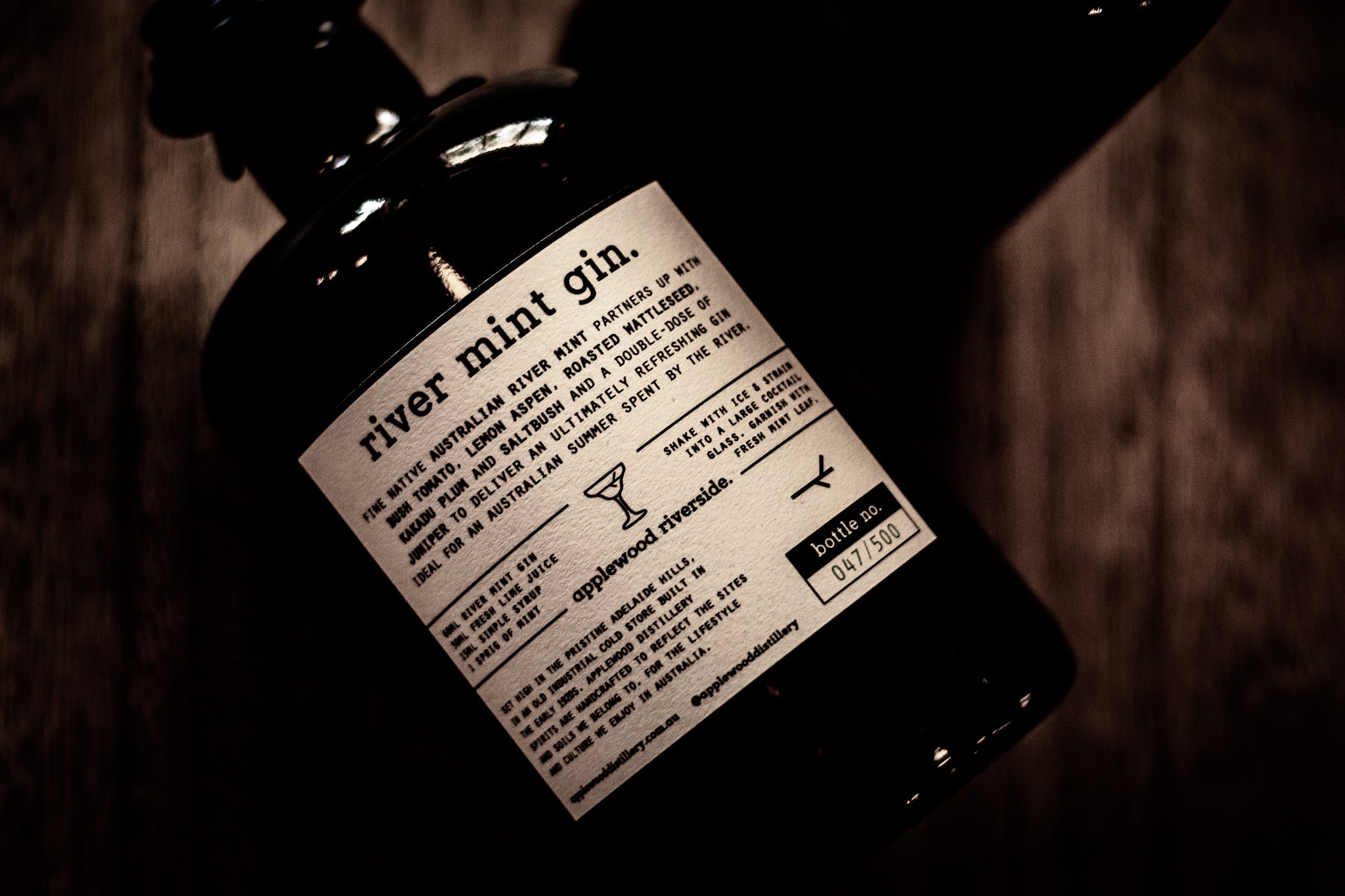 river mint gin - Applewood Distillery