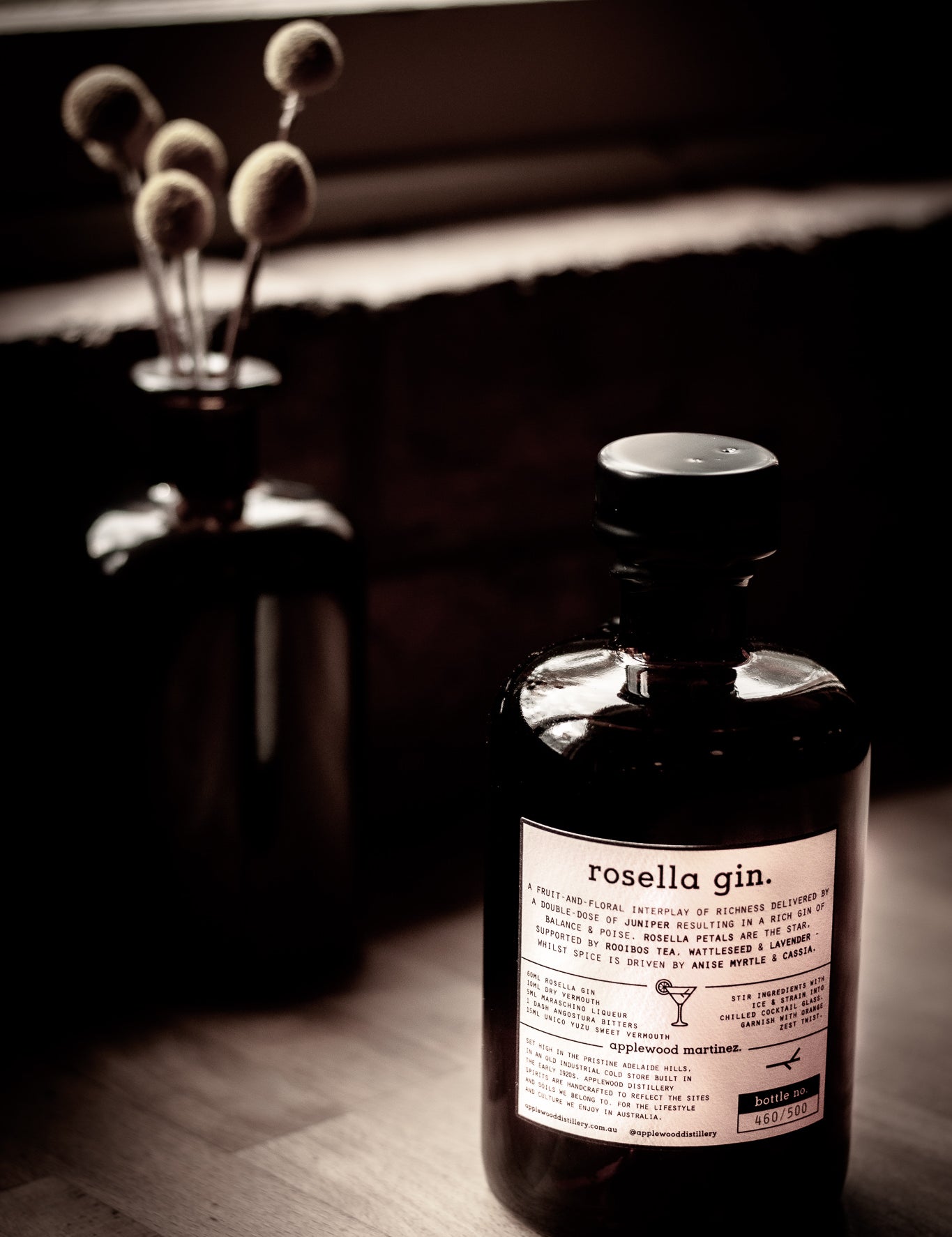 rosella gin - Applewood Distillery