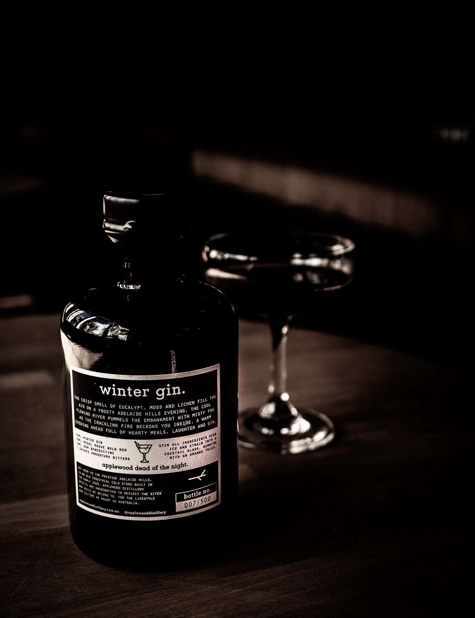 winter gin - Applewood Distillery