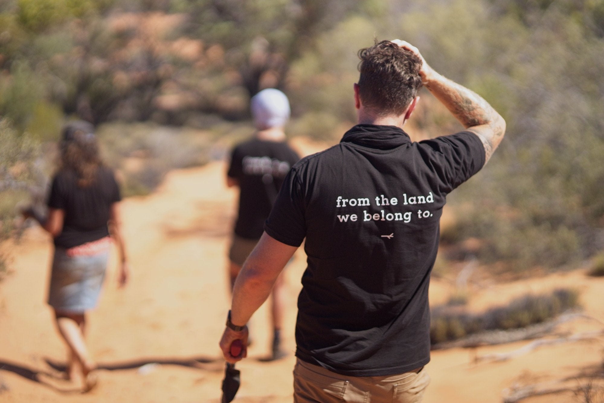Walking out on expedition
